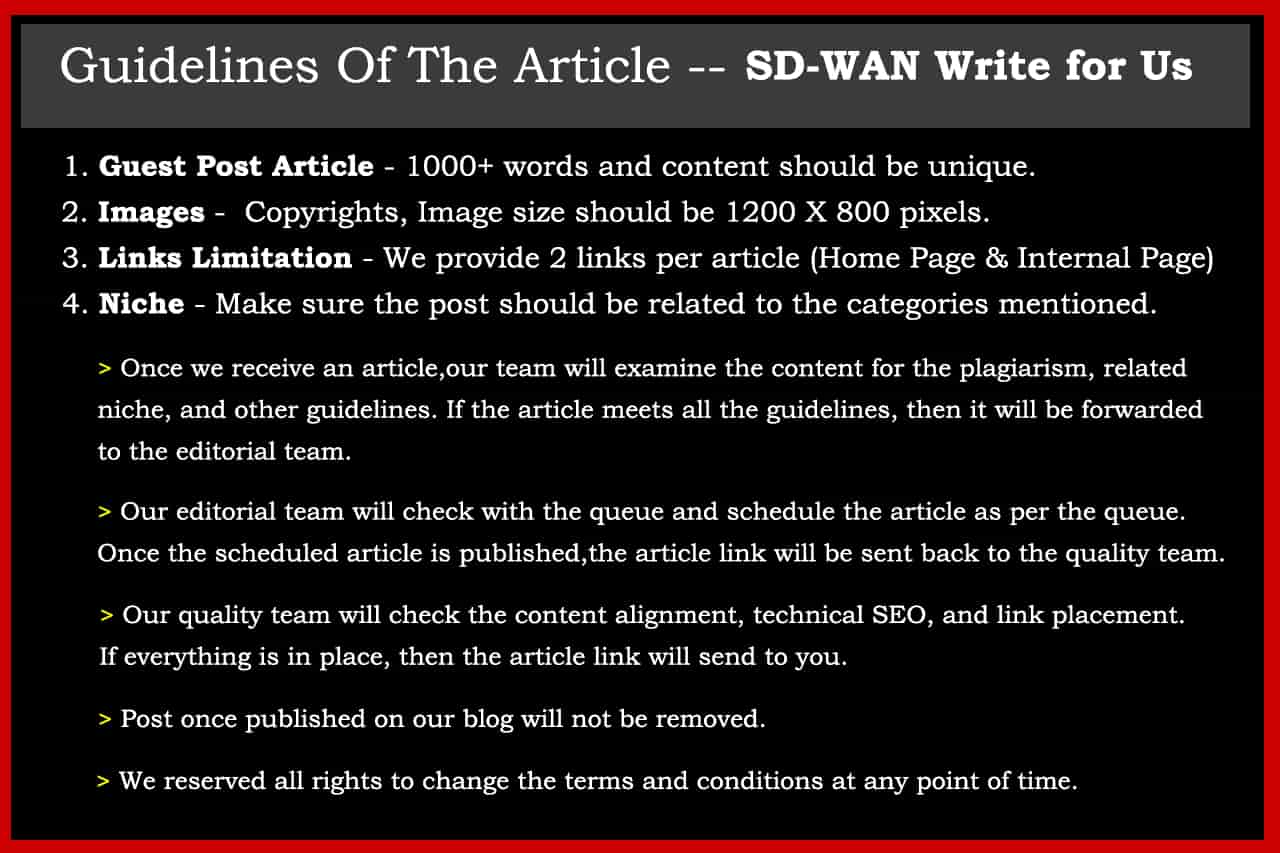 SD-WAN Write for Us, Guest Post, Contribute, Submit Post