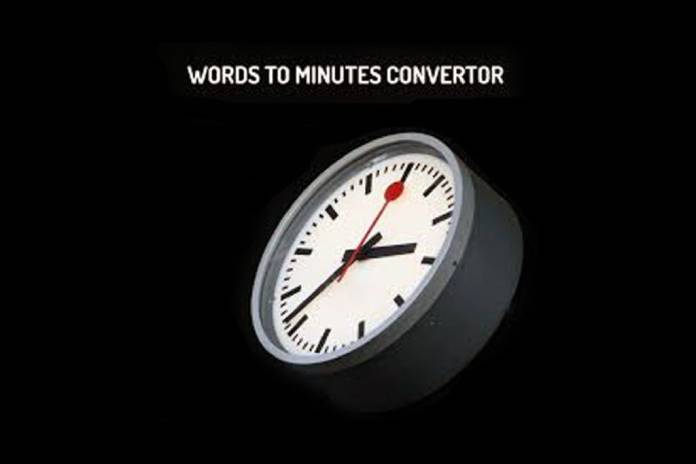 Words-to-Minute-Generator-online