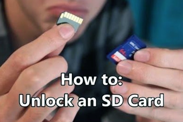 How to unlock an SD card