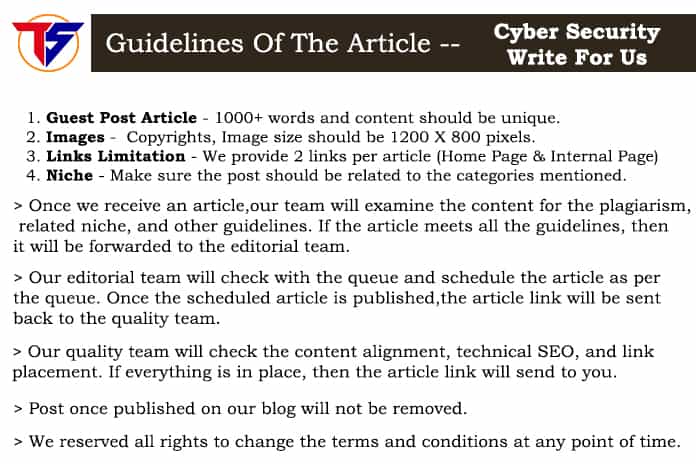cyber security - Guidelines for techsmashers
