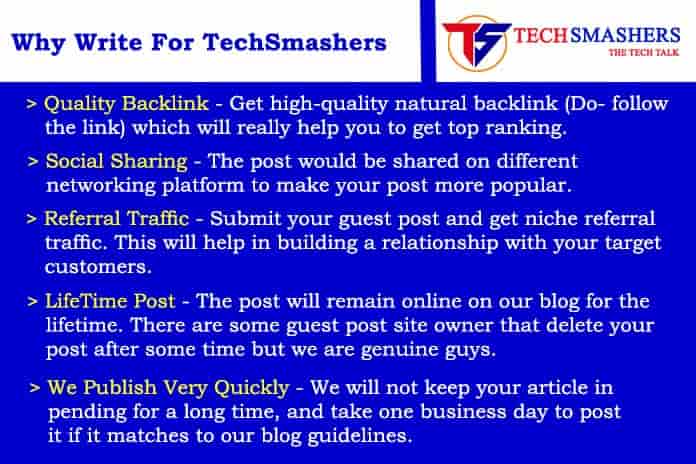 Why write for - techsmashers
