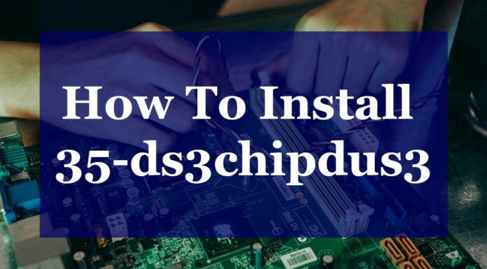 How To Install 35-ds3chipdus3